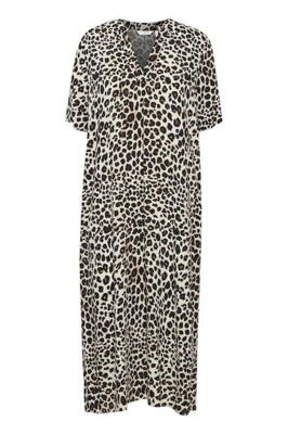 BYMMJOELLA leopard kjole fra B.Young