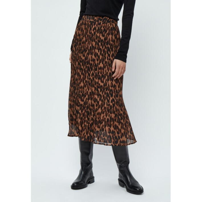 Mia leopard nederdel fra Minus